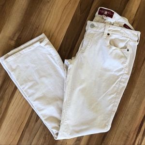 Lucky Brand Lola Boot soft cream corduroy pants
